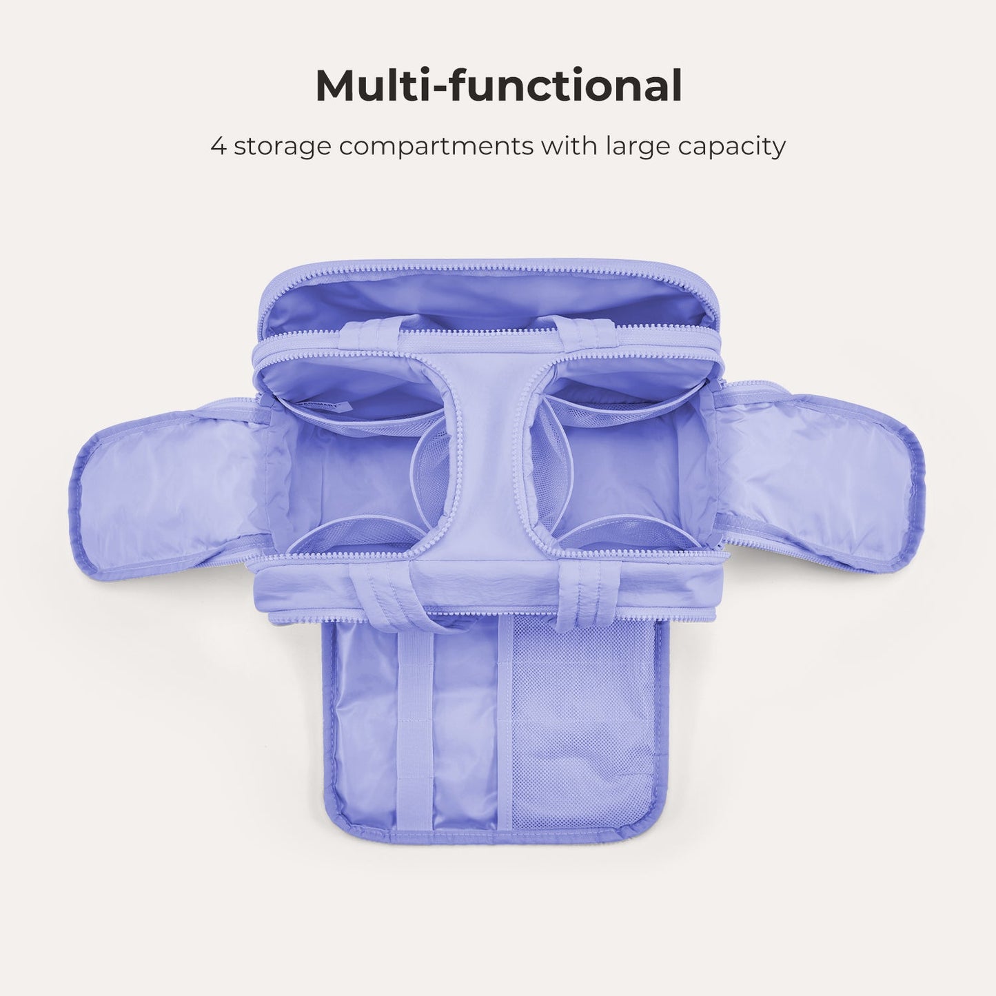 Zora Spacesaver 4-in-1 Puffy Multifunktions-Kulturtasche