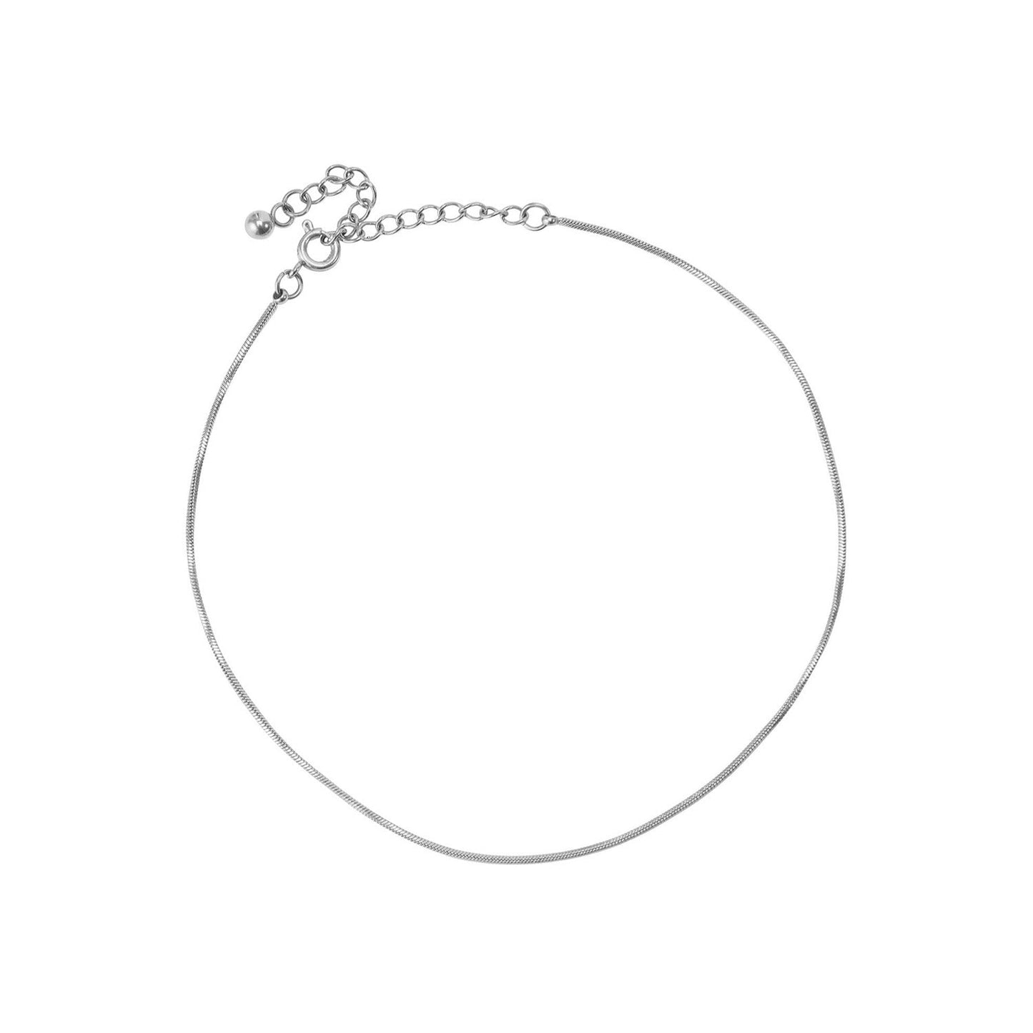 Goudkleurige Enkelband – Minimalistische Snake Chain Enkelketting