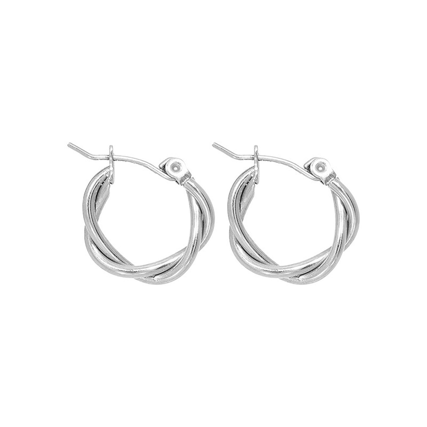 Goudkleurige Gedraaide Oorringen – Elegante Twisted Hoops