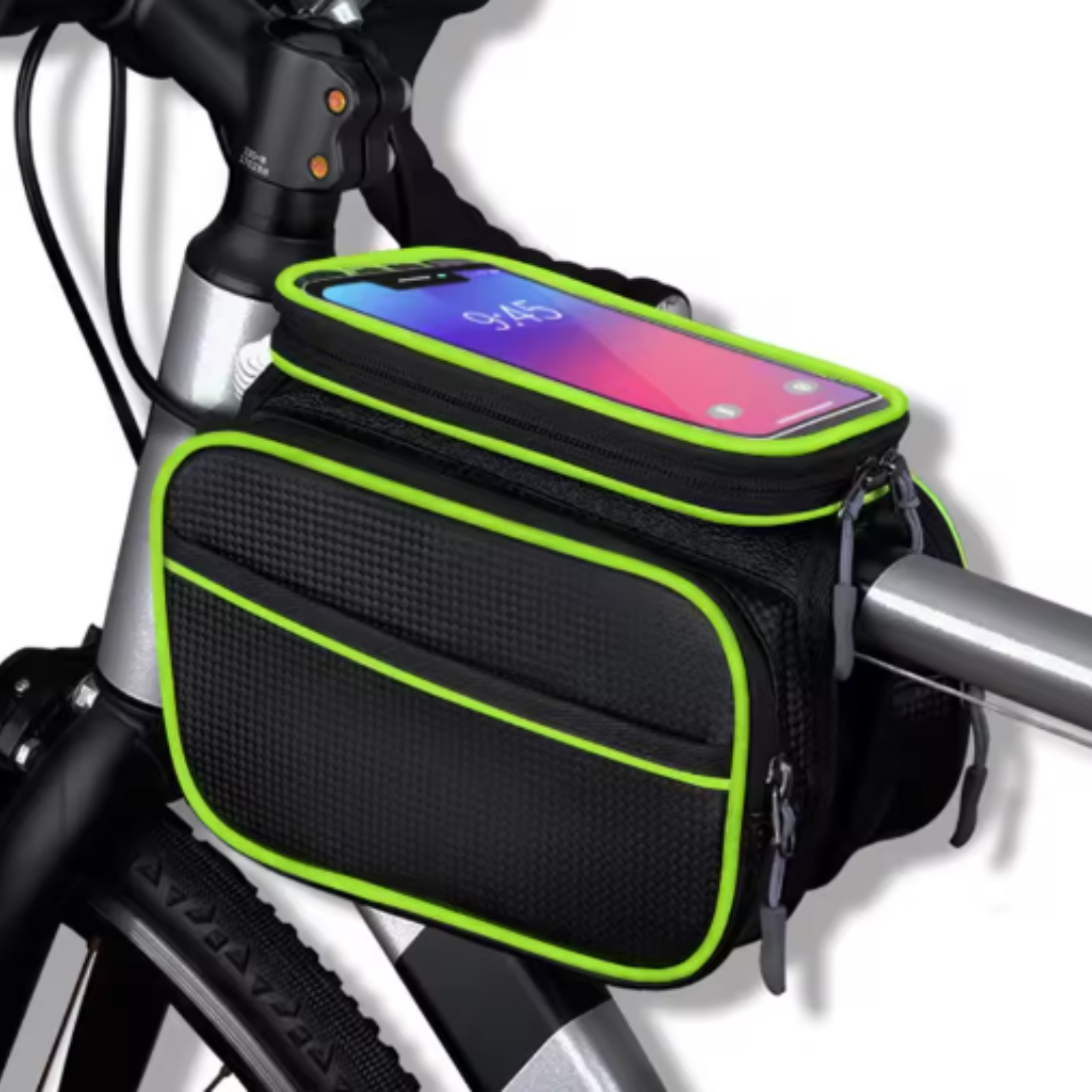 Waterdichte Fietstas met Telefoonhouder – Dubbele Opbergruimte en Touchscreen Venster