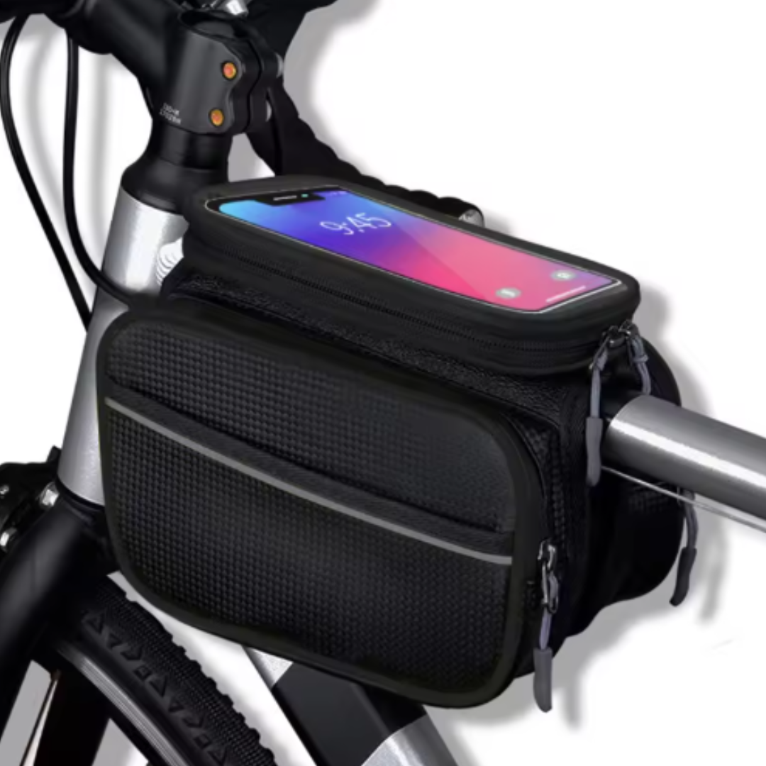 Waterdichte Fietstas met Telefoonhouder – Dubbele Opbergruimte en Touchscreen Venster
