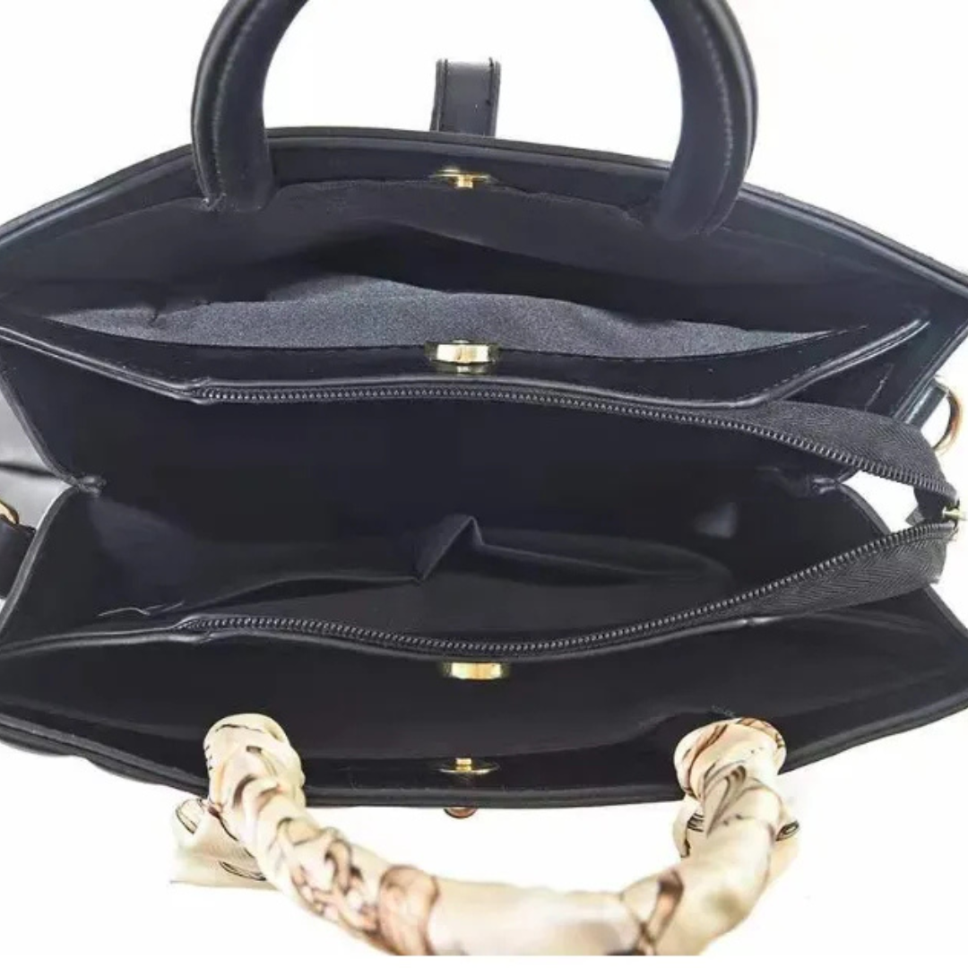 Elegante Handtas met Sjaal – Luxe Dames Tas in Diverse Kleuren