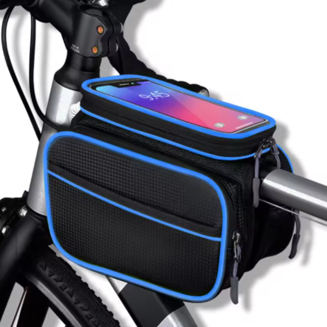 Waterdichte Fietstas met Telefoonhouder – Dubbele Opbergruimte en Touchscreen Venster