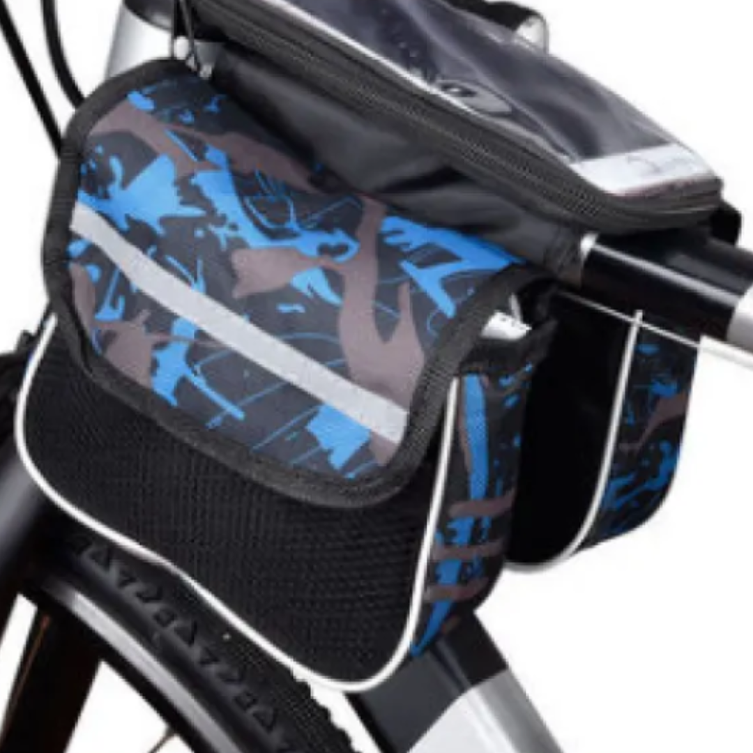 Waterdichte Fietstas met Telefoonhouder – Dubbele Opbergruimte en Touchscreen Venster