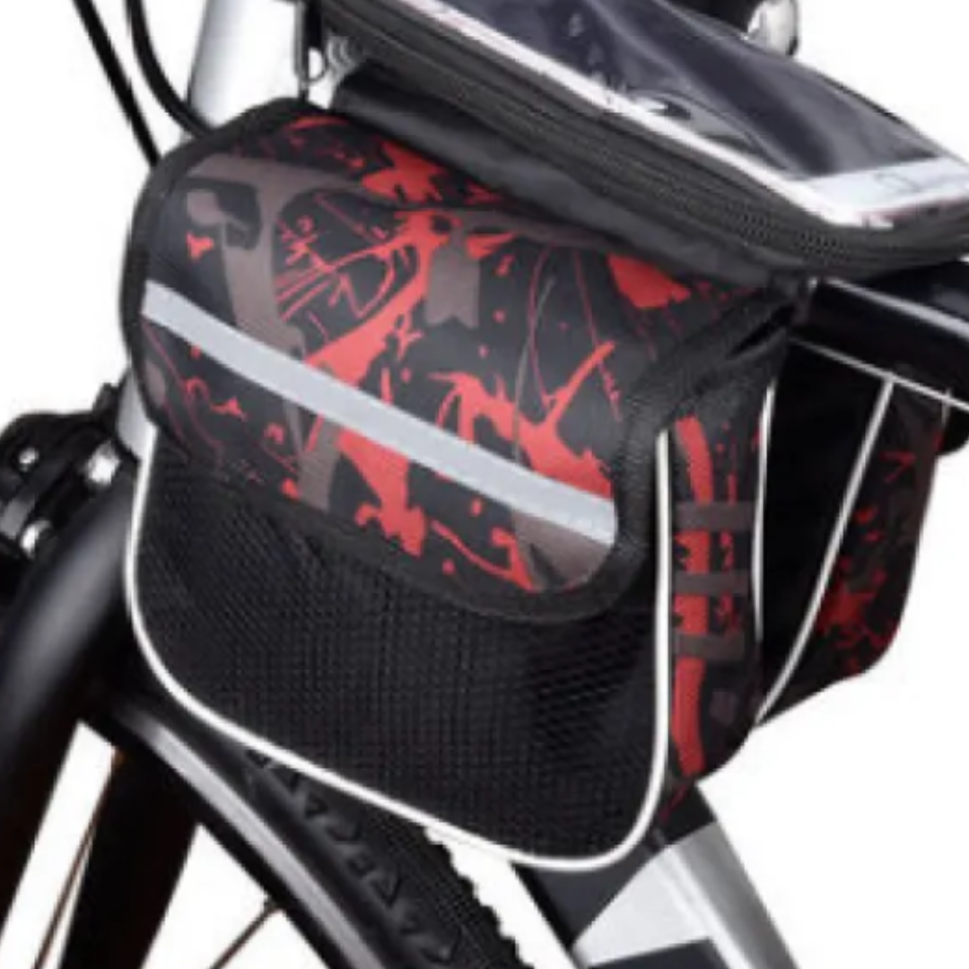 Waterdichte Fietstas met Telefoonhouder – Dubbele Opbergruimte en Touchscreen Venster