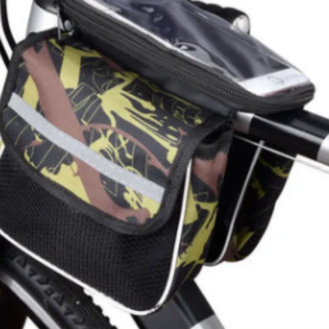 Waterdichte Fietstas met Telefoonhouder – Dubbele Opbergruimte en Touchscreen Venster