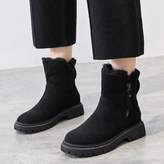 Dames Winterboots met Warme Voering – Comfortabele Enkelboots