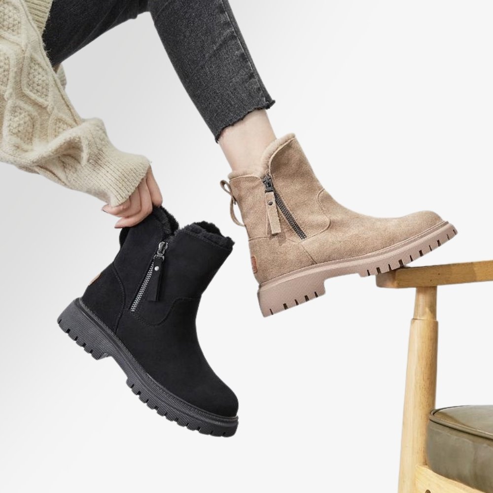 Dames Winterboots met Warme Voering – Comfortabele Enkelboots