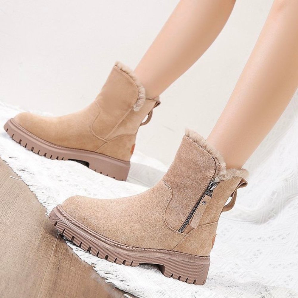 Dames Winterboots met Warme Voering – Comfortabele Enkelboots