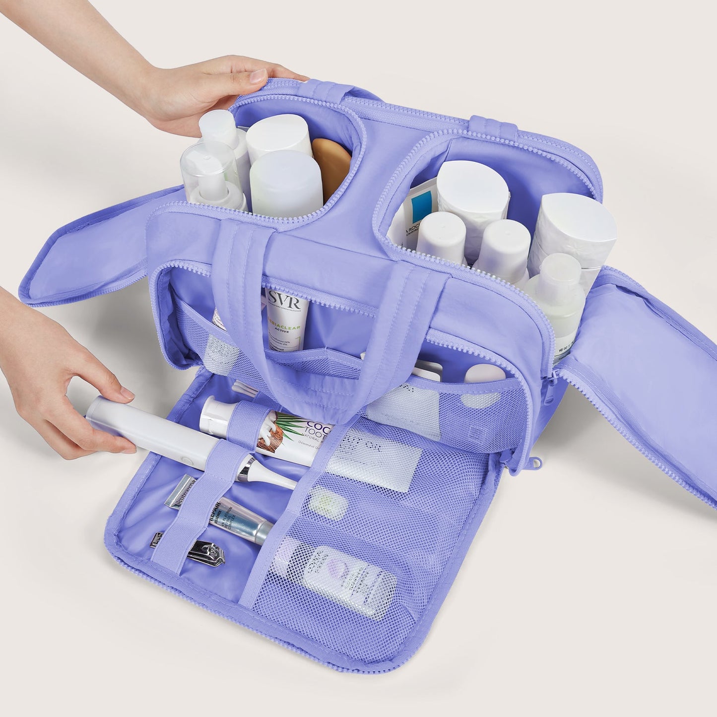 Zora Spacesaver 4-in-1 Puffy Multifunktions-Kulturtasche