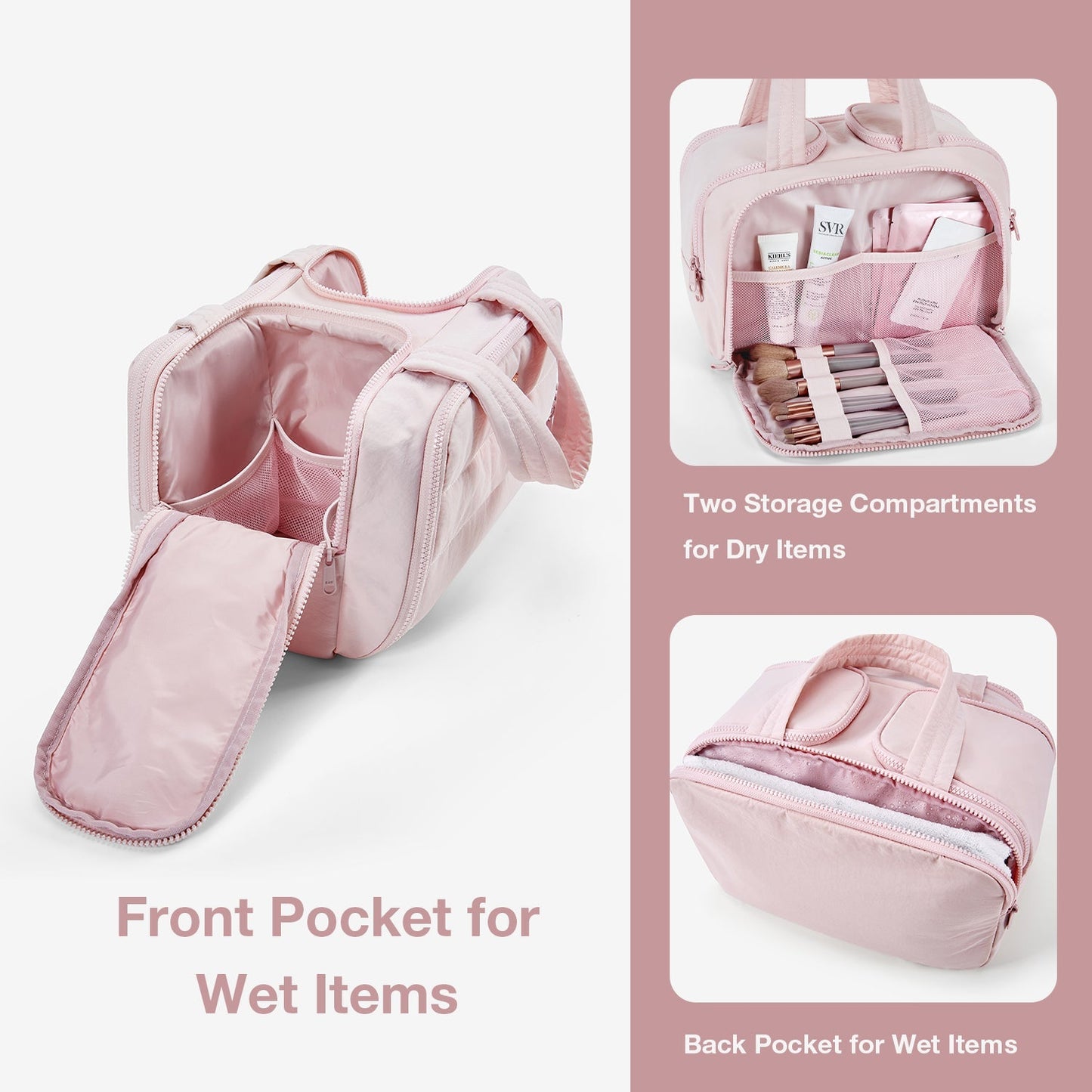 Zora Spacesaver 4-in-1 Puffy Multifunktions-Kulturtasche