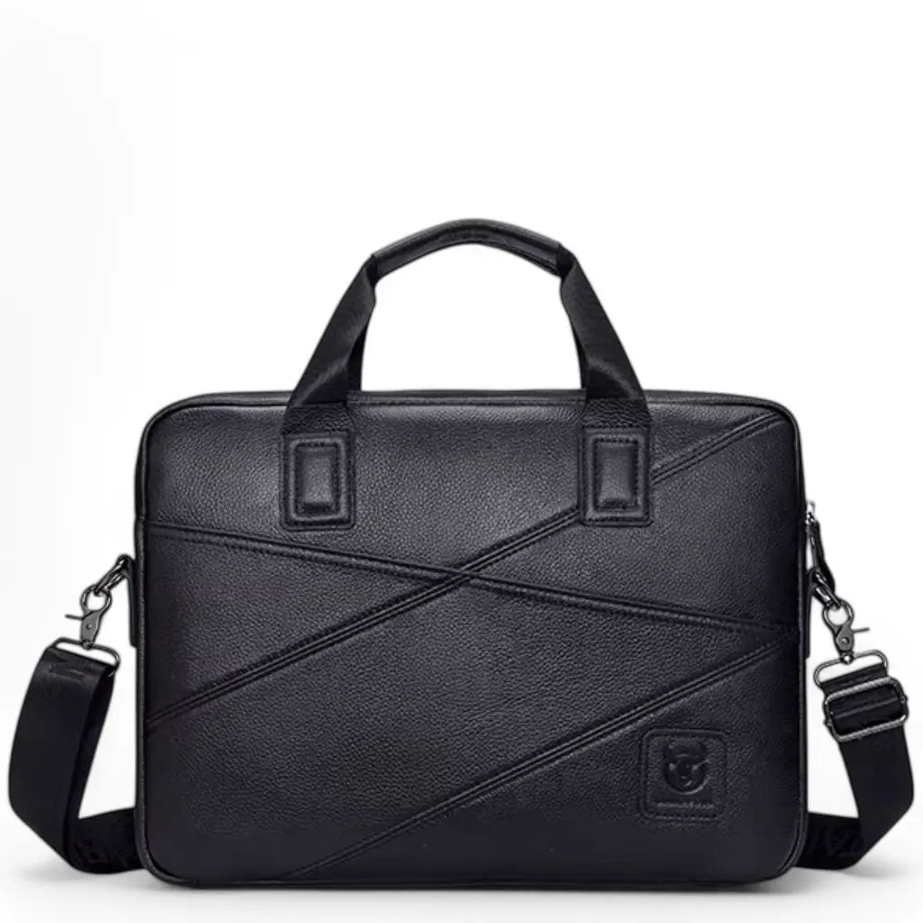 Leren Laptoptas Zwart – Elegant & Functioneel