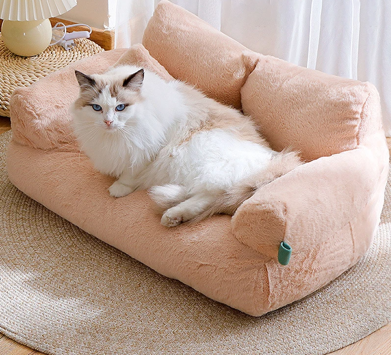Sofa Hondenmand & Kattenmand – Zachte Fluffy Huisdierbank