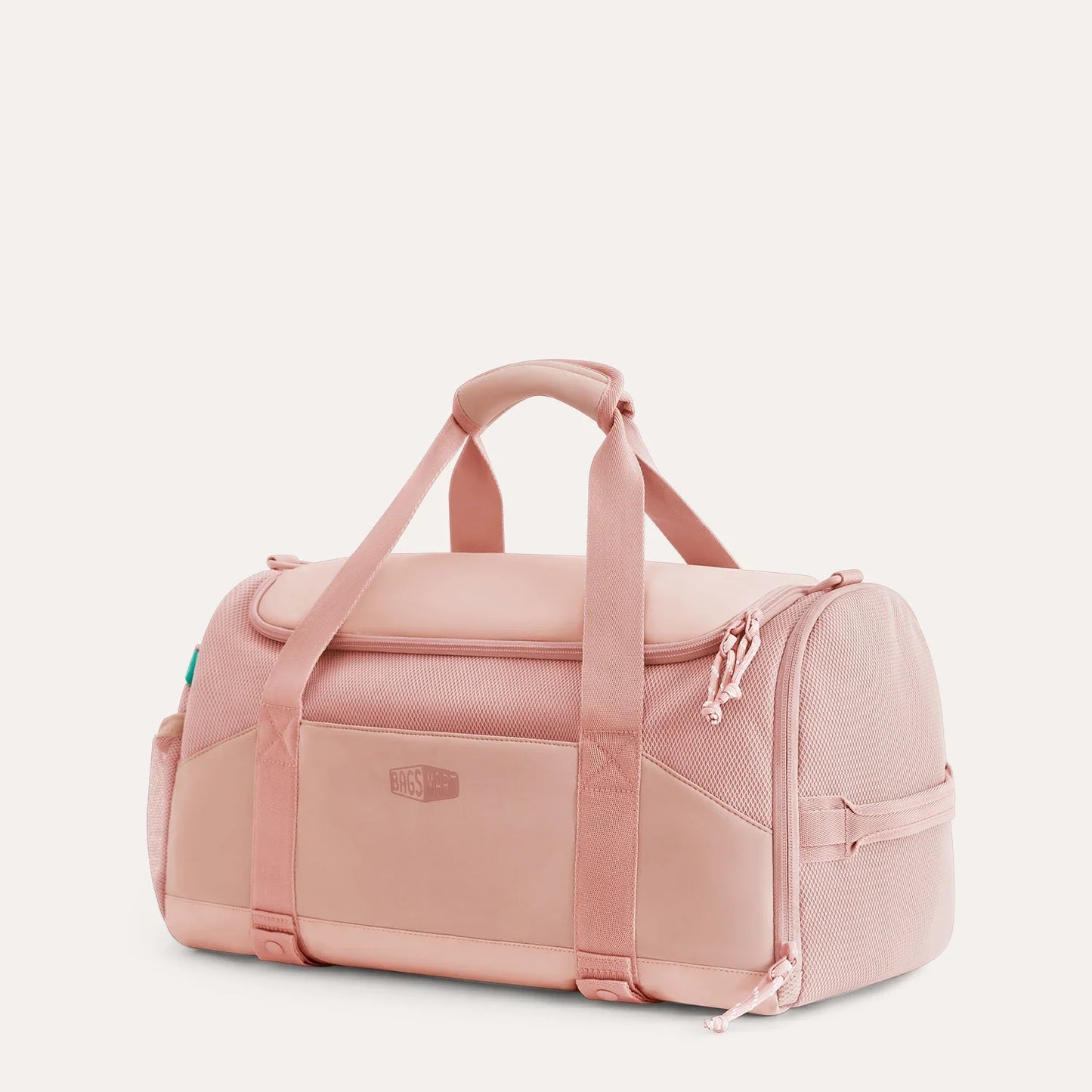 Beige Duffeltas 36L – Waterafstotende Sport- & Reistas met Schoenenvak en Meerdere Vakken voor Gym & Reizen