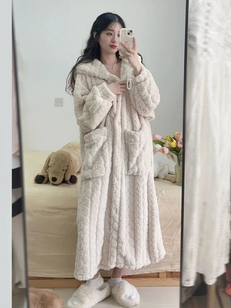 Amy Nightfall Badjas Dames | Luxe & Warme Winterbadjas