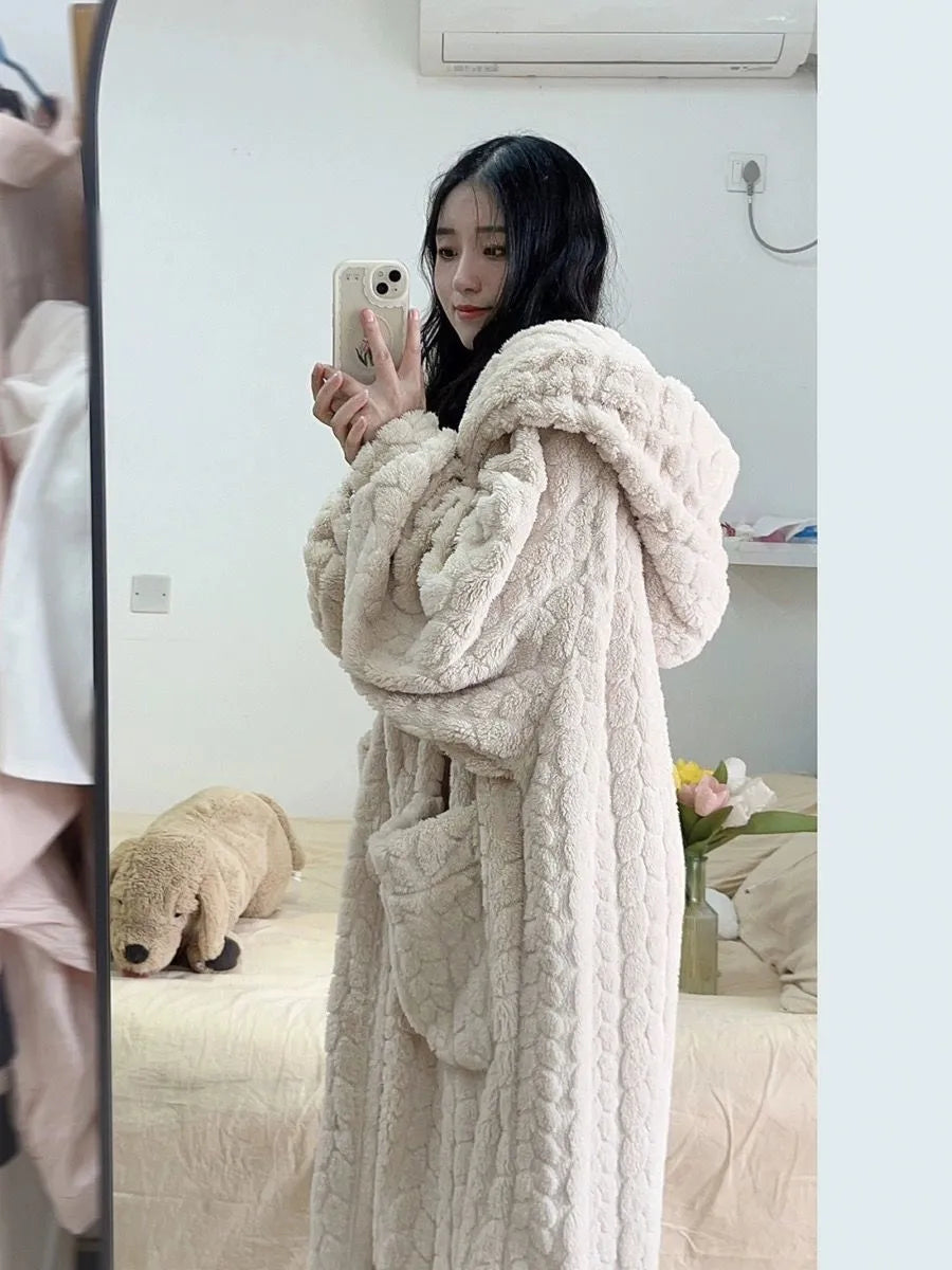 Amy Nightfall Badjas Dames | Luxe & Warme Winterbadjas