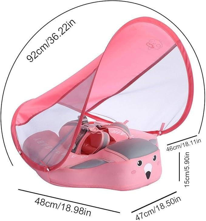 Opblaasbare Baby Zwemband met Luifel – Veilig & Comfortabel Zwemmen - Zwemtrainer
