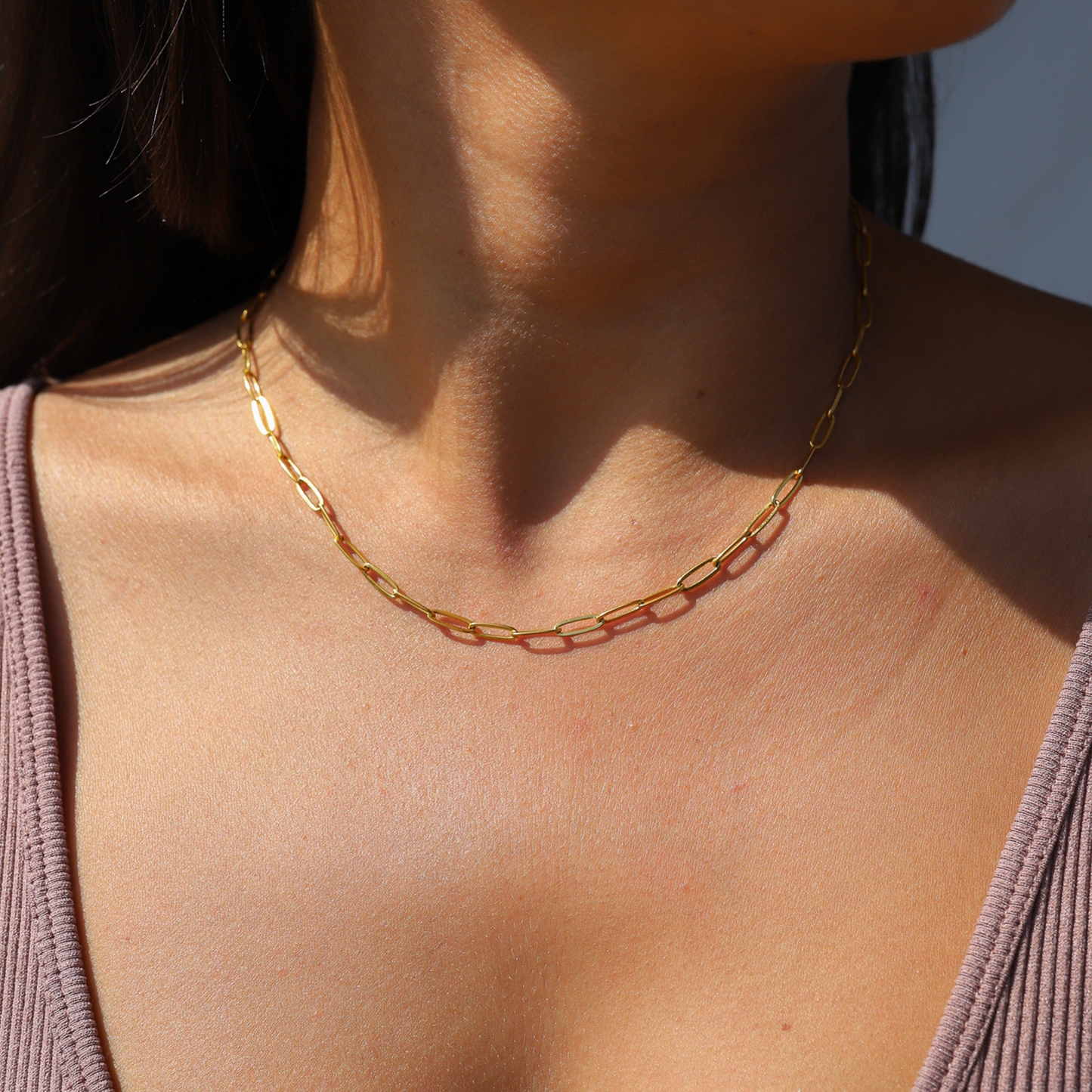 Goudkleurige Rope Ketting – Elegant, Duurzaam en Tijdloos