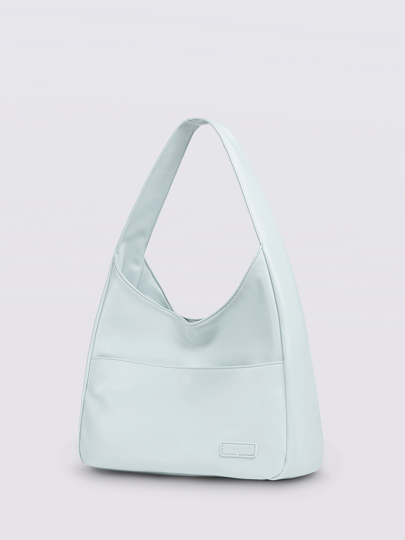 Minimalistische Hobo Schoudertas – Vegan Leer