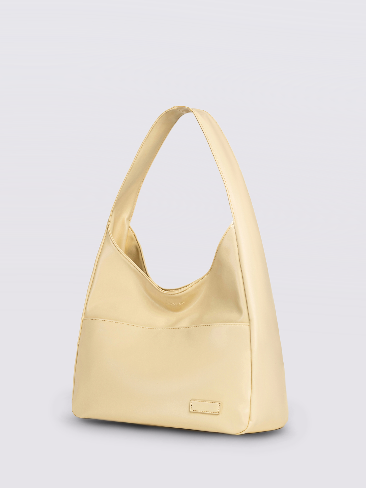 Minimalistische Hobo Schoudertas – Vegan Leer