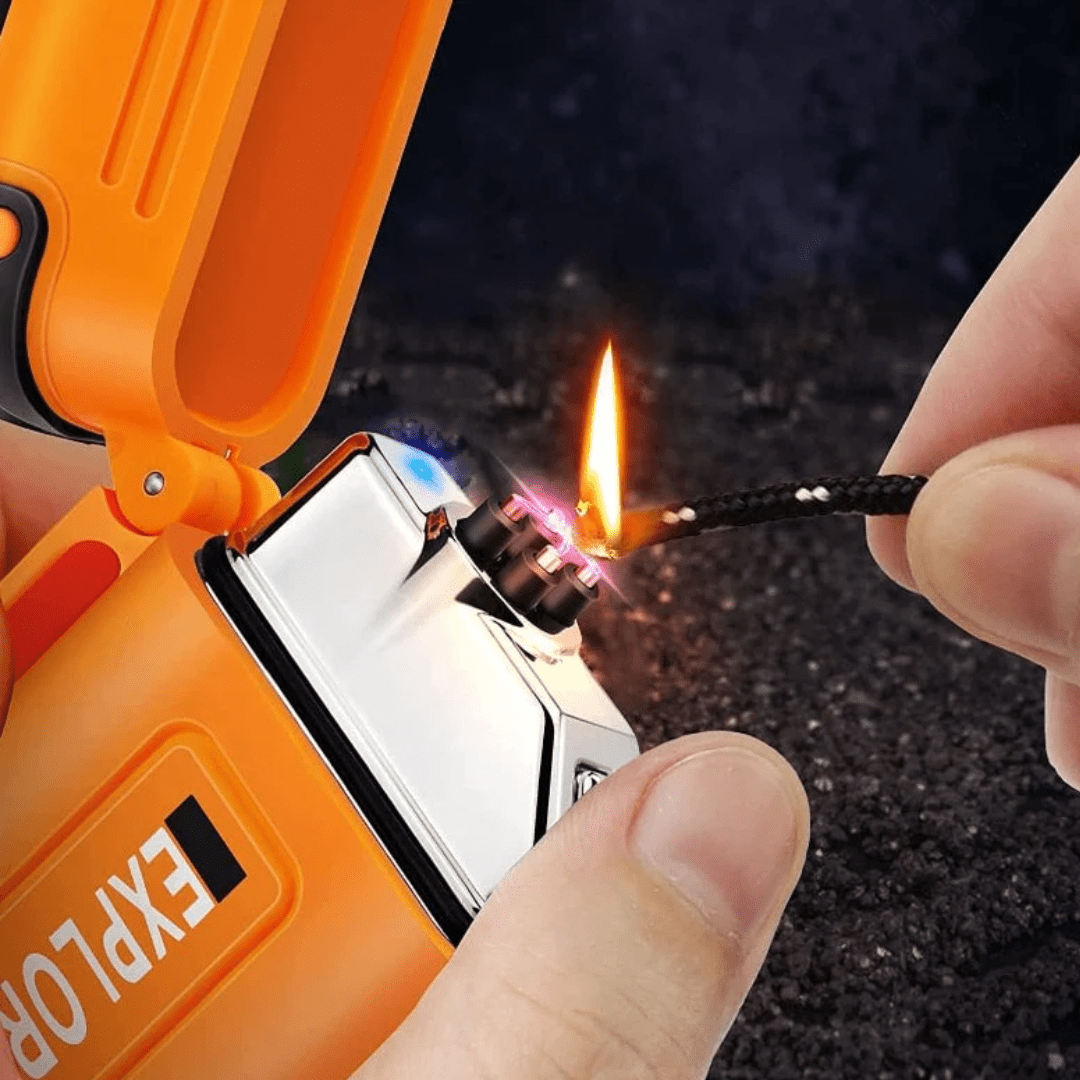 Waterdichte Plasma Aansteker – USB Oplaadbaar & Windproof – Outdoor & Survival