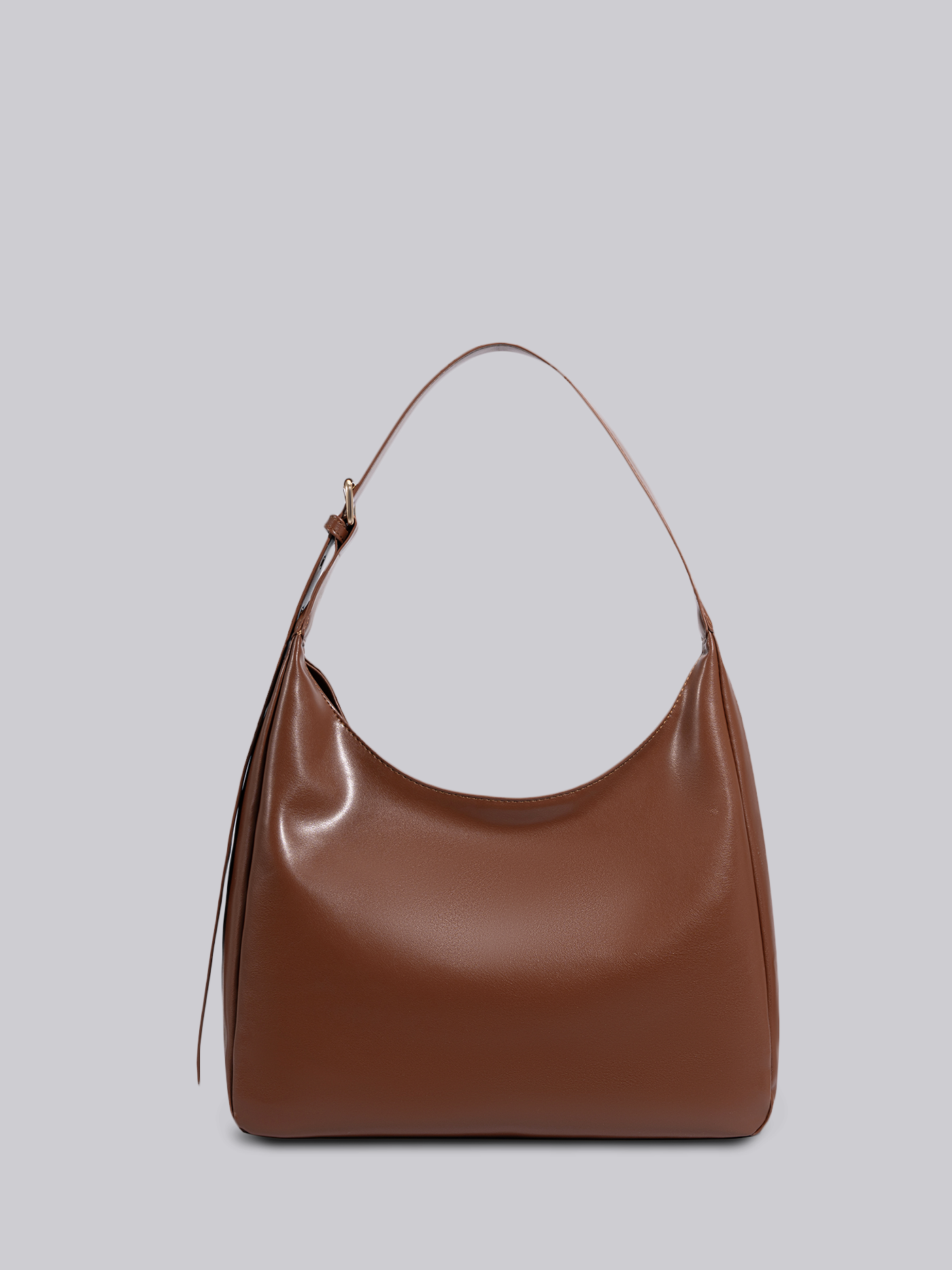 Zwarte Schoudertas – Minimalistisch & Ruim Design van Vegan Leer