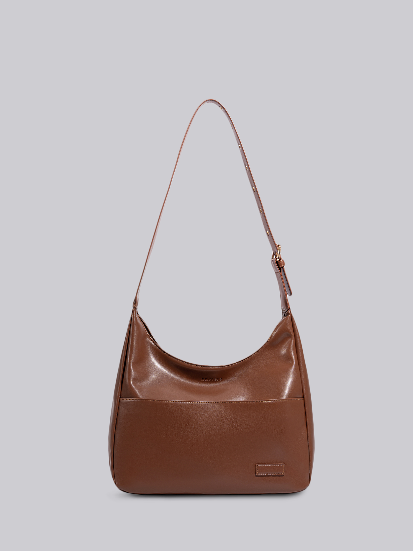 Zwarte Schoudertas – Minimalistisch & Ruim Design van Vegan Leer