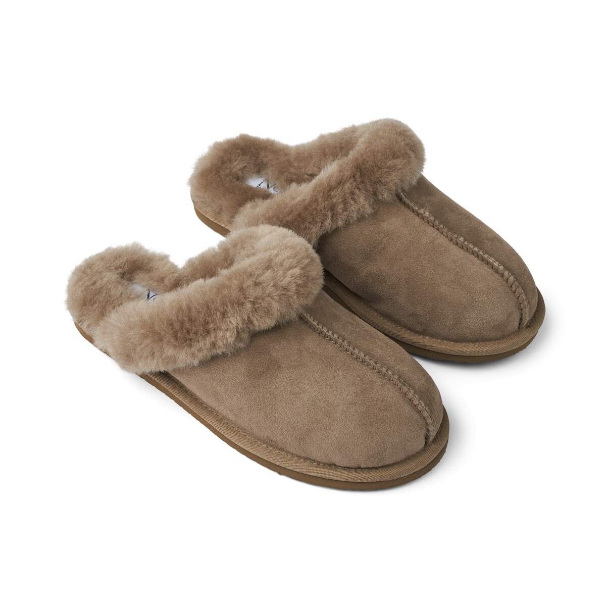 Warme Schapenvacht Pantoffels – Comfortabele Unisex Huisschoenen met Antislip Zool
