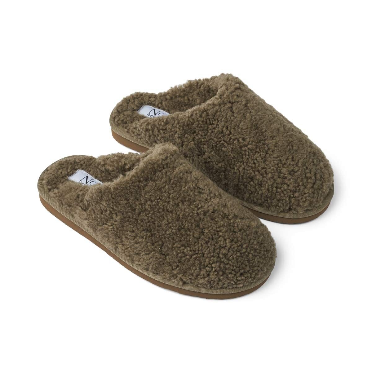 Unisex Schapenvacht Pantoffels – Warme Fårskinn Sloffen zonder Hiel