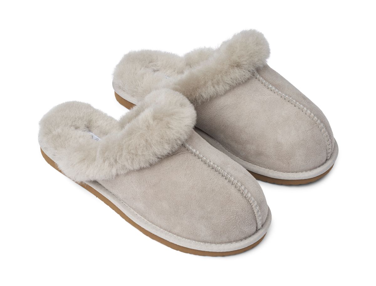 Warme Schapenvacht Pantoffels – Comfortabele Unisex Huisschoenen met Antislip Zool
