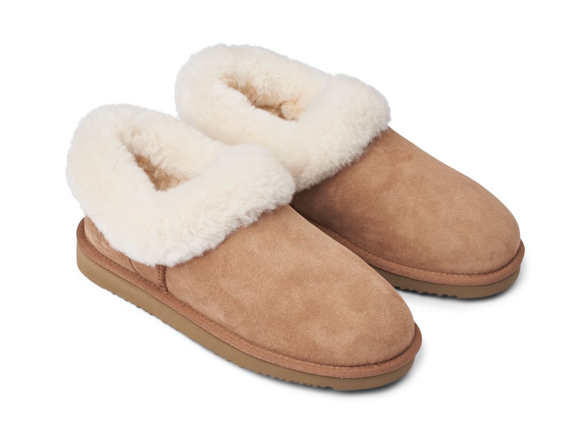 Schapenvacht Pantoffels – Warme Dames & Heren Huisschoenen met Stevige Zool