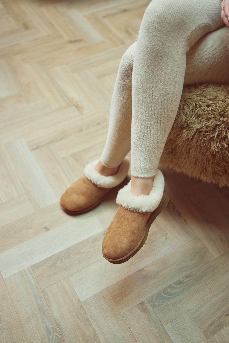 Schapenvacht Pantoffels – Warme Dames & Heren Huisschoenen met Stevige Zool