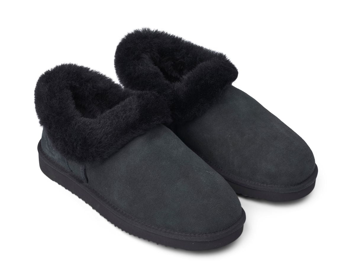Schapenvacht Pantoffels – Warme Dames & Heren Huisschoenen met Stevige Zool
