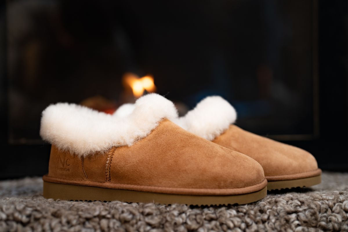 Schapenvacht Pantoffels – Warme Dames & Heren Huisschoenen met Stevige Zool