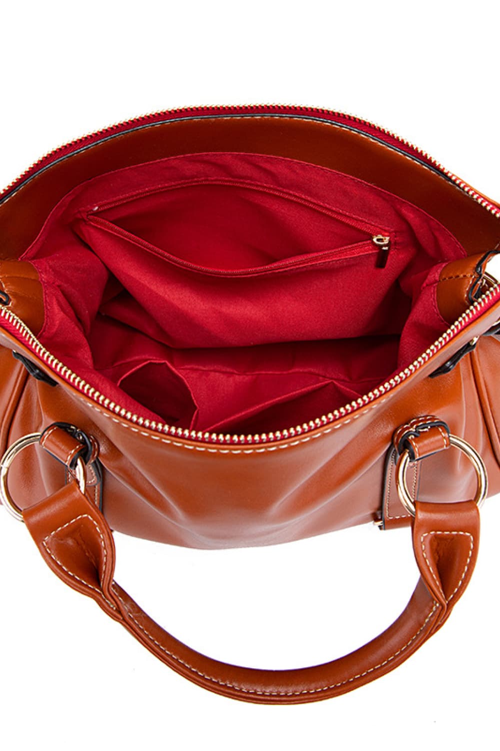 Caramel Flow Hobo Bag – Grote Leren Schoudertas met Stijlvolle Look
