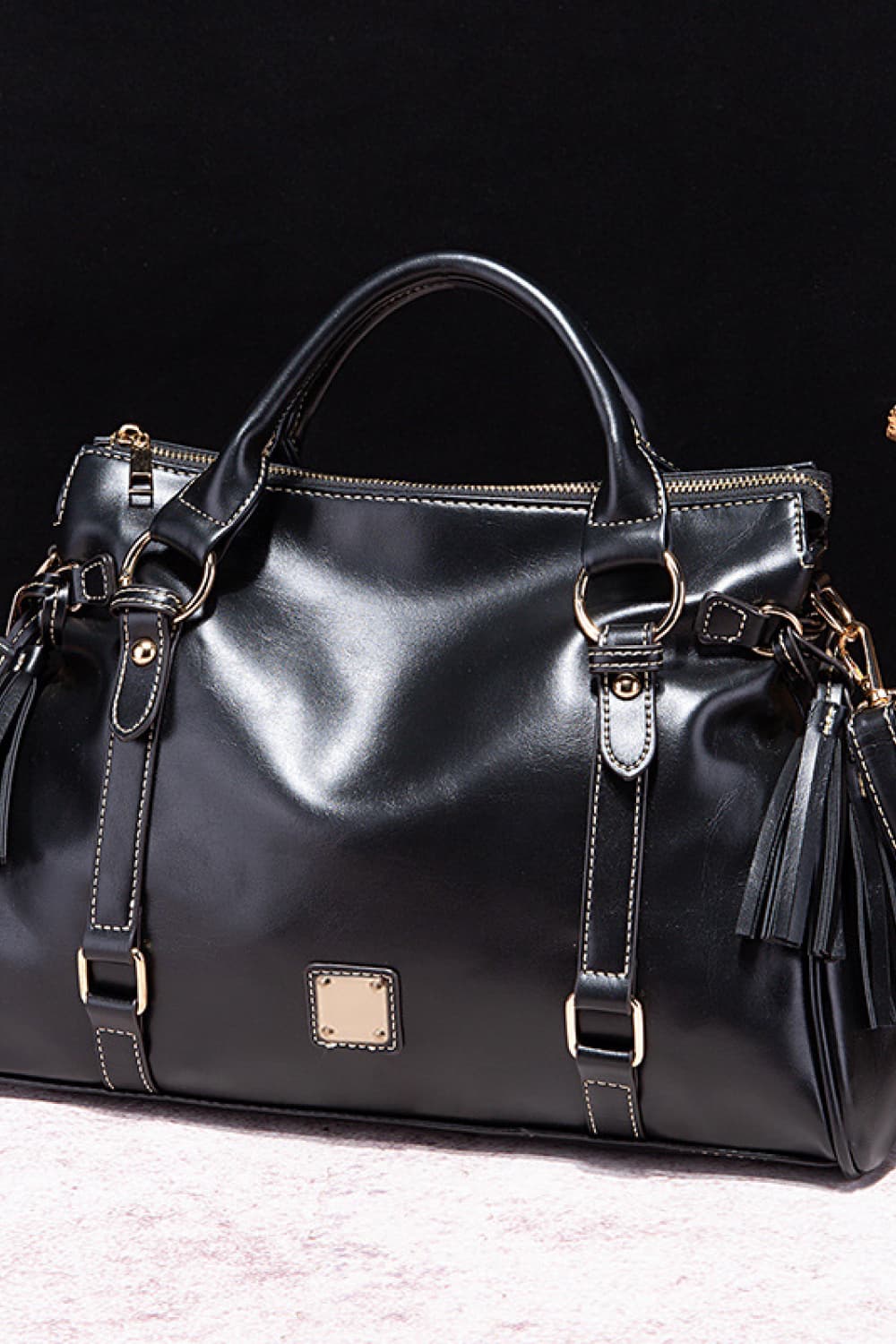 Caramel Flow Hobo Bag – Grote Leren Schoudertas met Stijlvolle Look