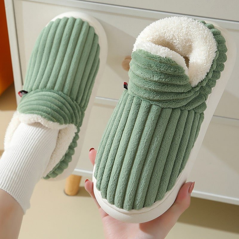 Warme Winterpantoffels met Flanelvoering – Comfortabele Unisex Huisschoenen