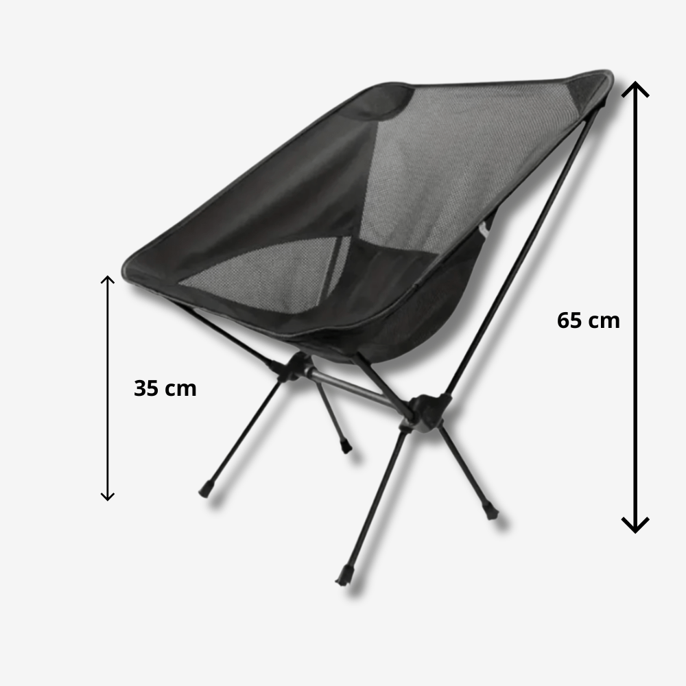 Opvouwbare Campingstoel – Lichtgewicht & Sterk – Ideaal voor Outdoor, Festival & Strand
