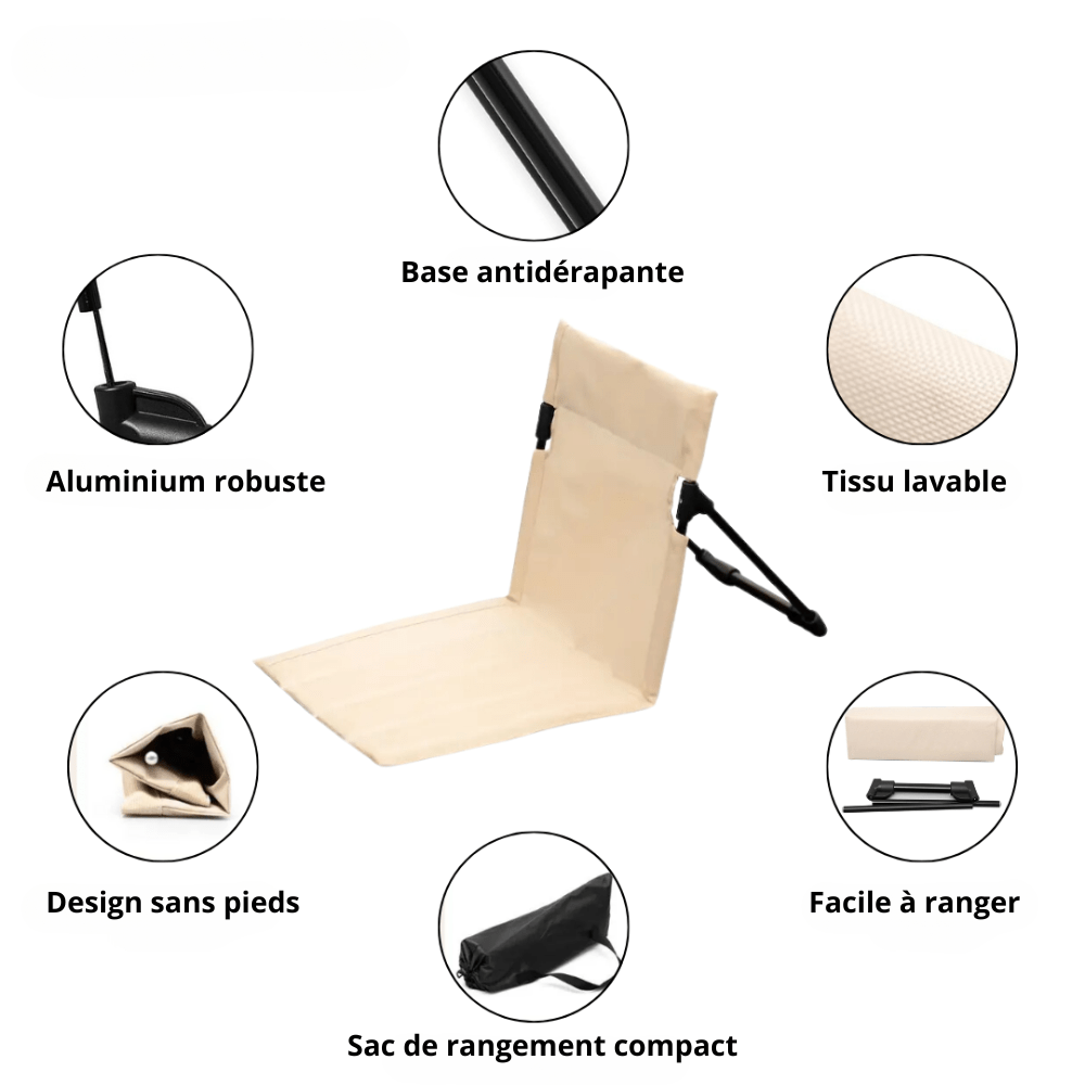 Opvouwbare Outdoor Stoel – Comfortabel & Draagbaar