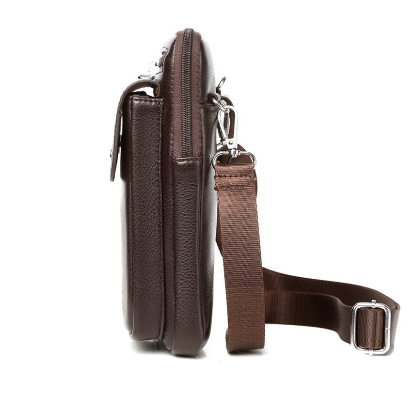 Heren Schoudertas – PU Leer – Crossbody – Anti-diefstal