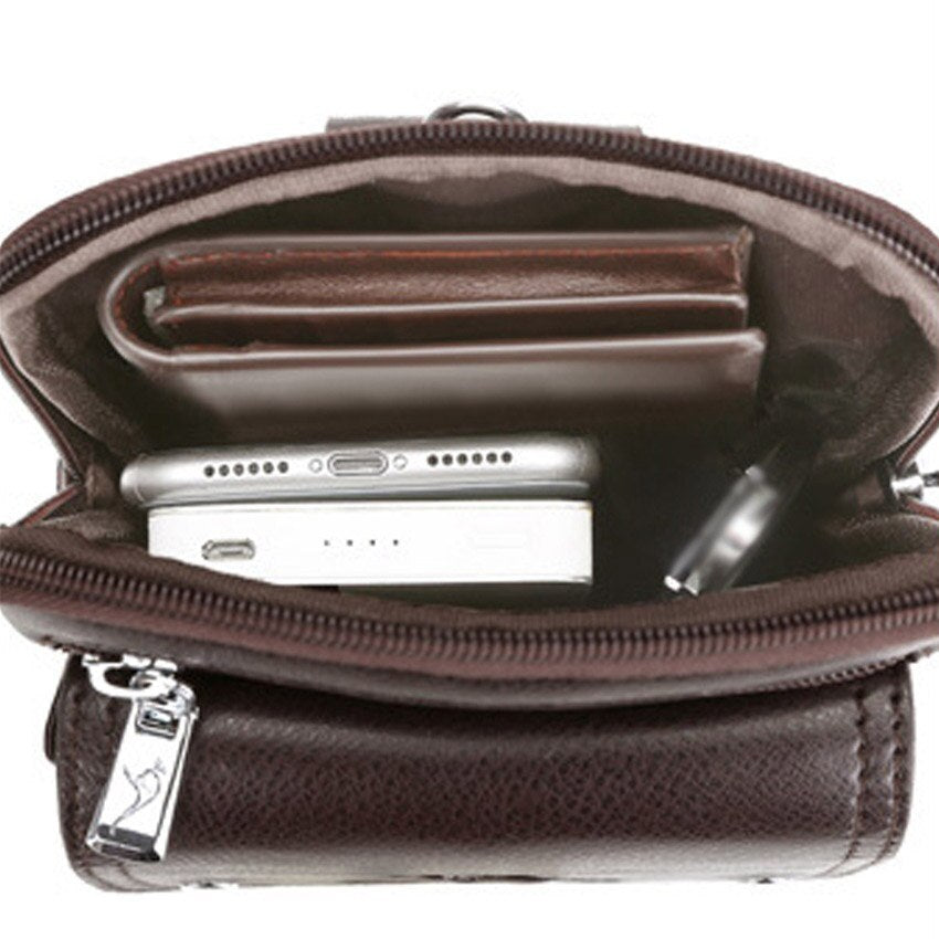 Heren Schoudertas – PU Leer – Crossbody – Anti-diefstal