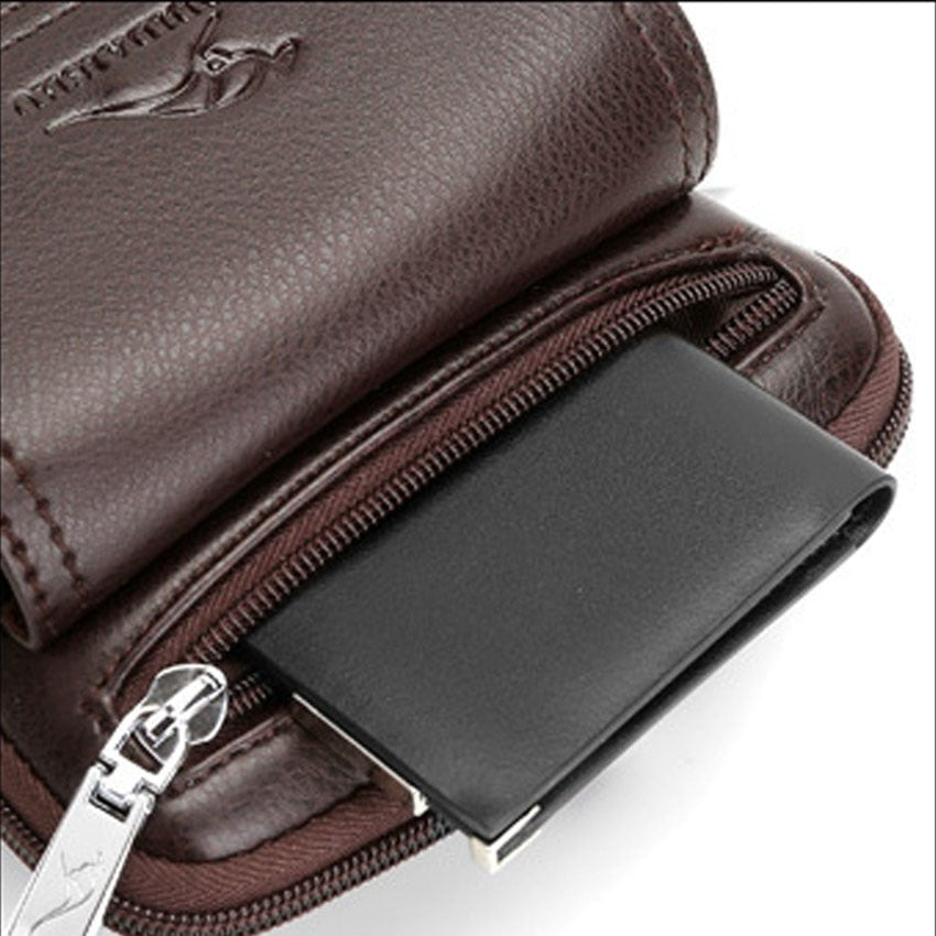 Heren Schoudertas – PU Leer – Crossbody – Anti-diefstal