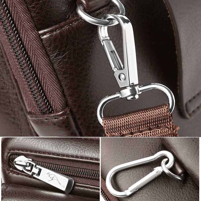 Heren Schoudertas – PU Leer – Crossbody – Anti-diefstal