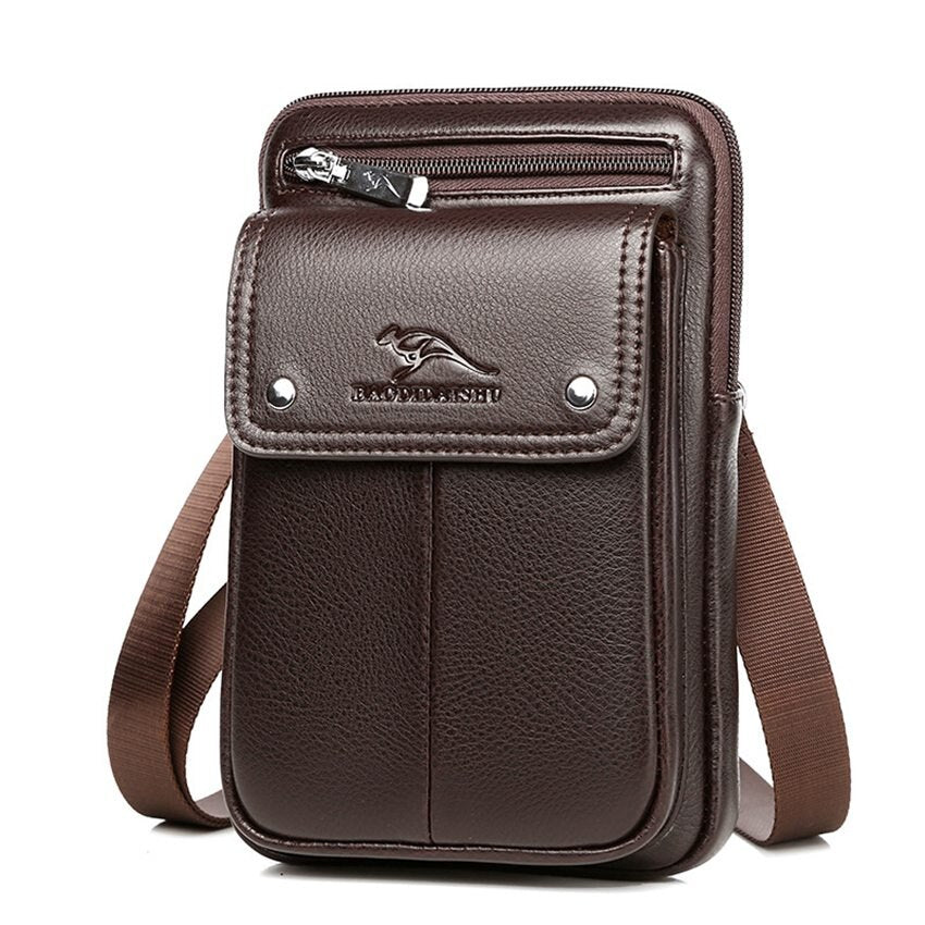 Heren Schoudertas – PU Leer – Crossbody – Anti-diefstal