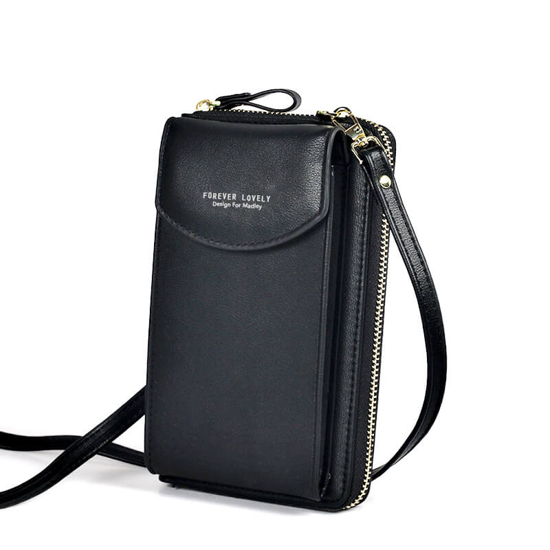 Dames Crossbody Telefoontas – Compacte Schoudertas & Portemonnee met Meerdere Vakken