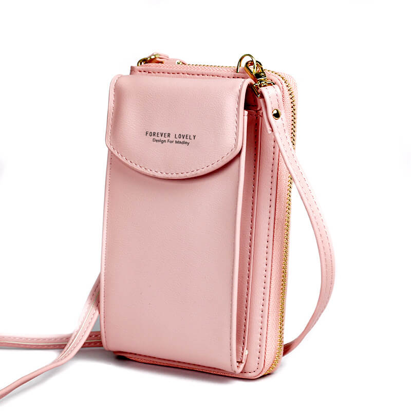 Dames Crossbody Telefoontas – Compacte Schoudertas & Portemonnee met Meerdere Vakken