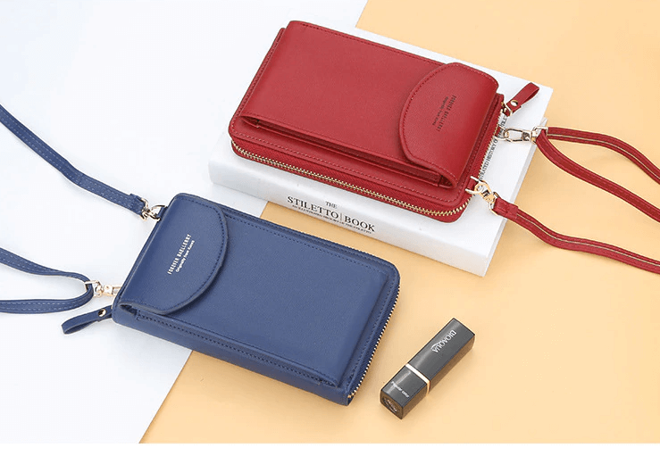 Dames Crossbody Telefoontas – Compacte Schoudertas & Portemonnee met Meerdere Vakken