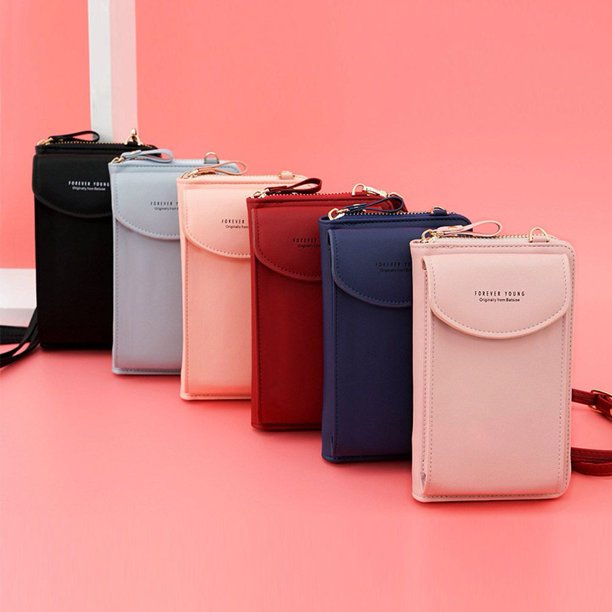Dames Crossbody Telefoontas – Compacte Schoudertas & Portemonnee met Meerdere Vakken