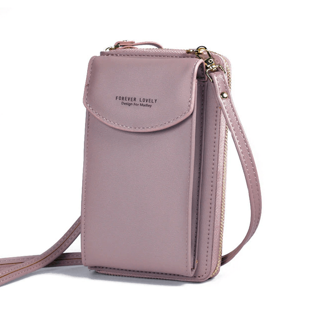 Dames Crossbody Telefoontas – Compacte Schoudertas & Portemonnee met Meerdere Vakken