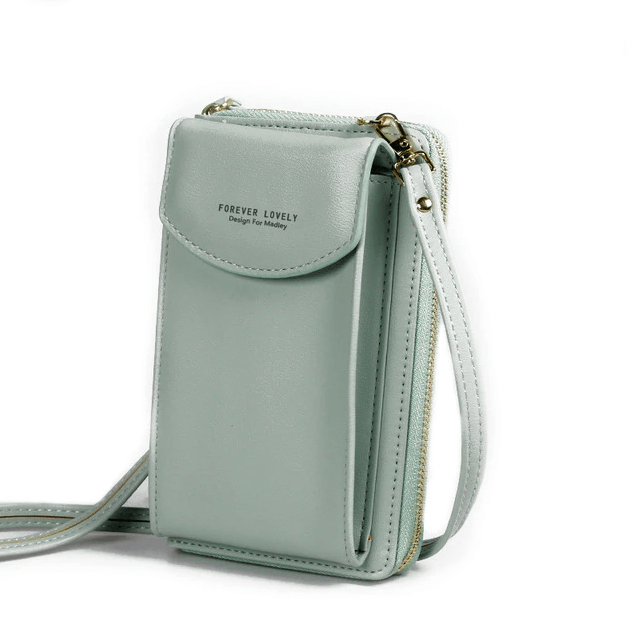 Dames Crossbody Telefoontas – Compacte Schoudertas & Portemonnee met Meerdere Vakken